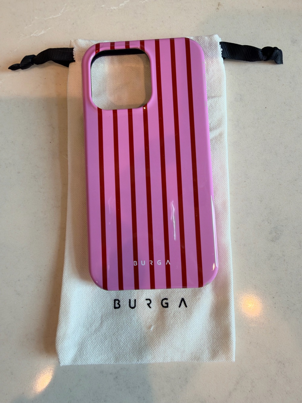 BURGA Favorite Bikini Blue Striped Protective Phone Case 13 Pro
